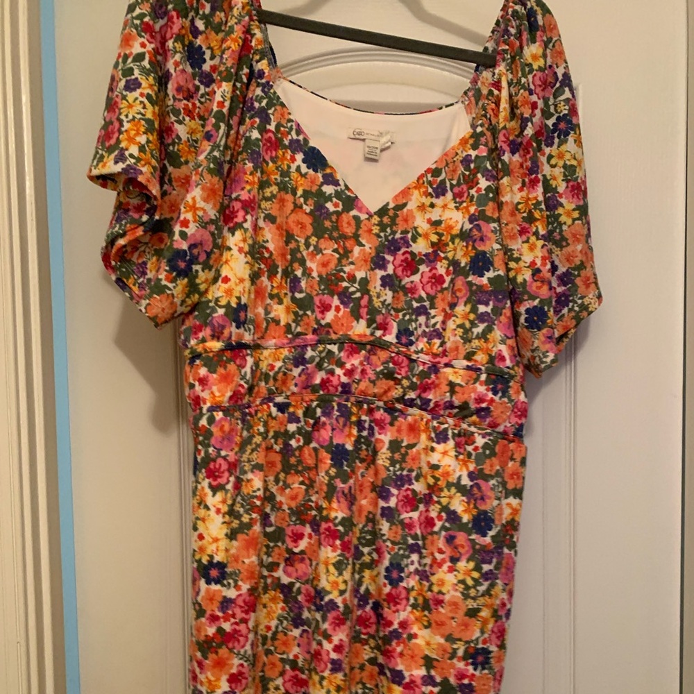 Floral midi dress